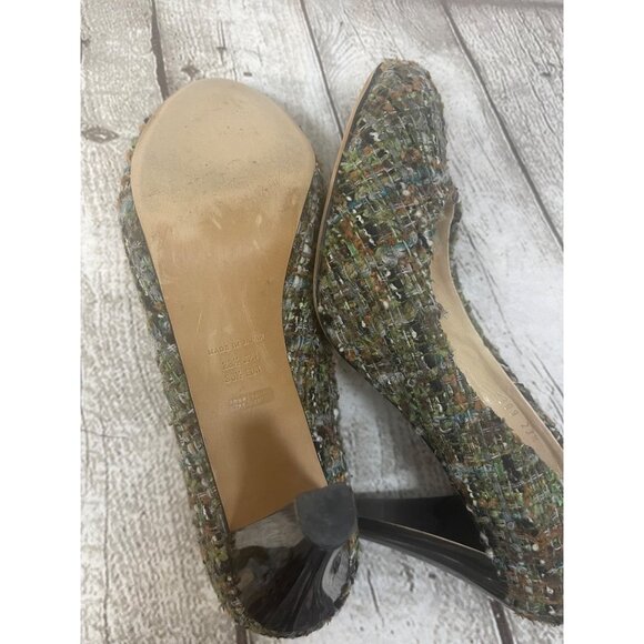 Anteprima Multicolor Tweed High Heel Pumps Sz 6 US 36.5 EU Made in Japan - Picture 6 of 8